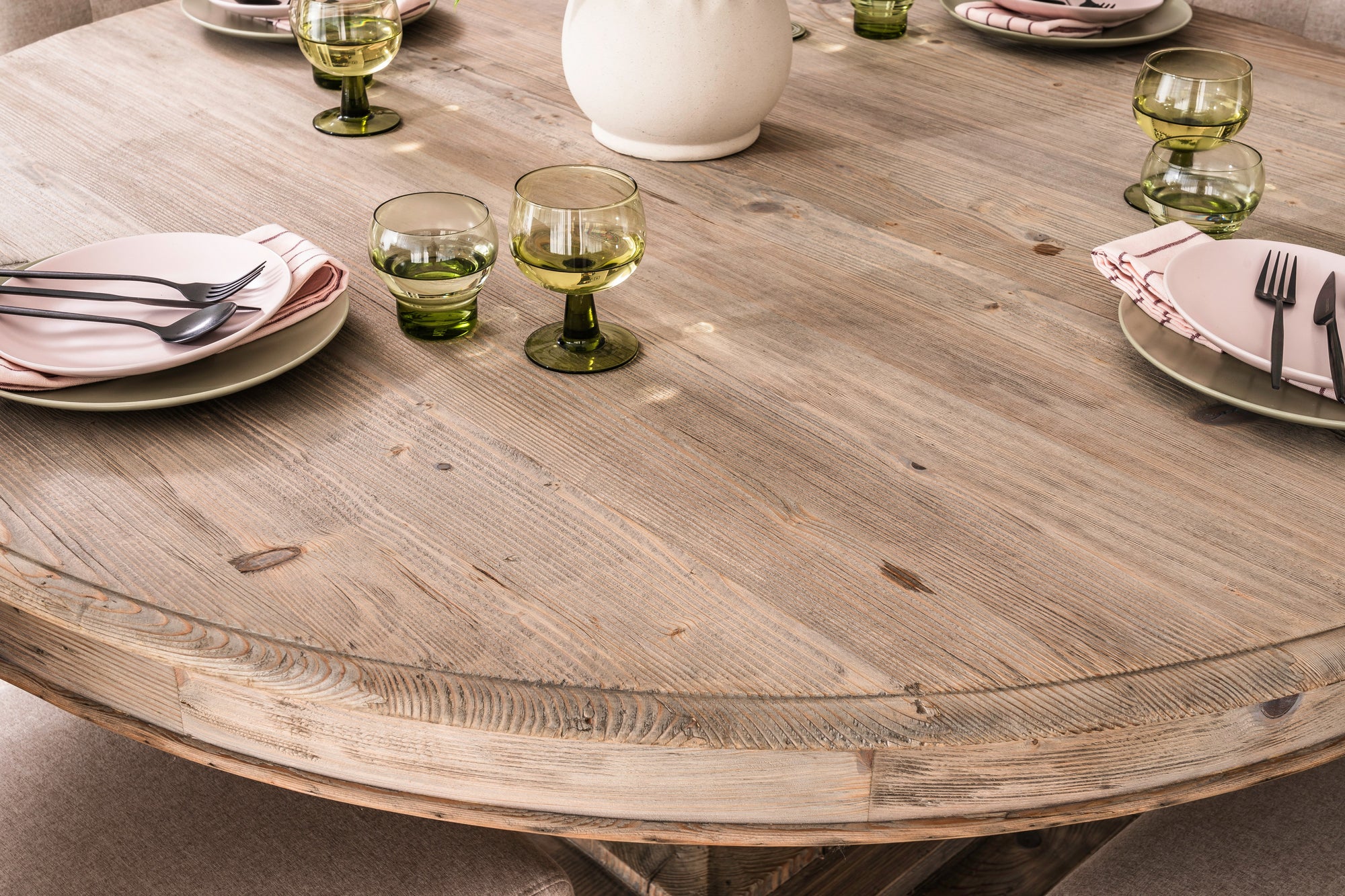 1.5m Round Table With 4 Chairs