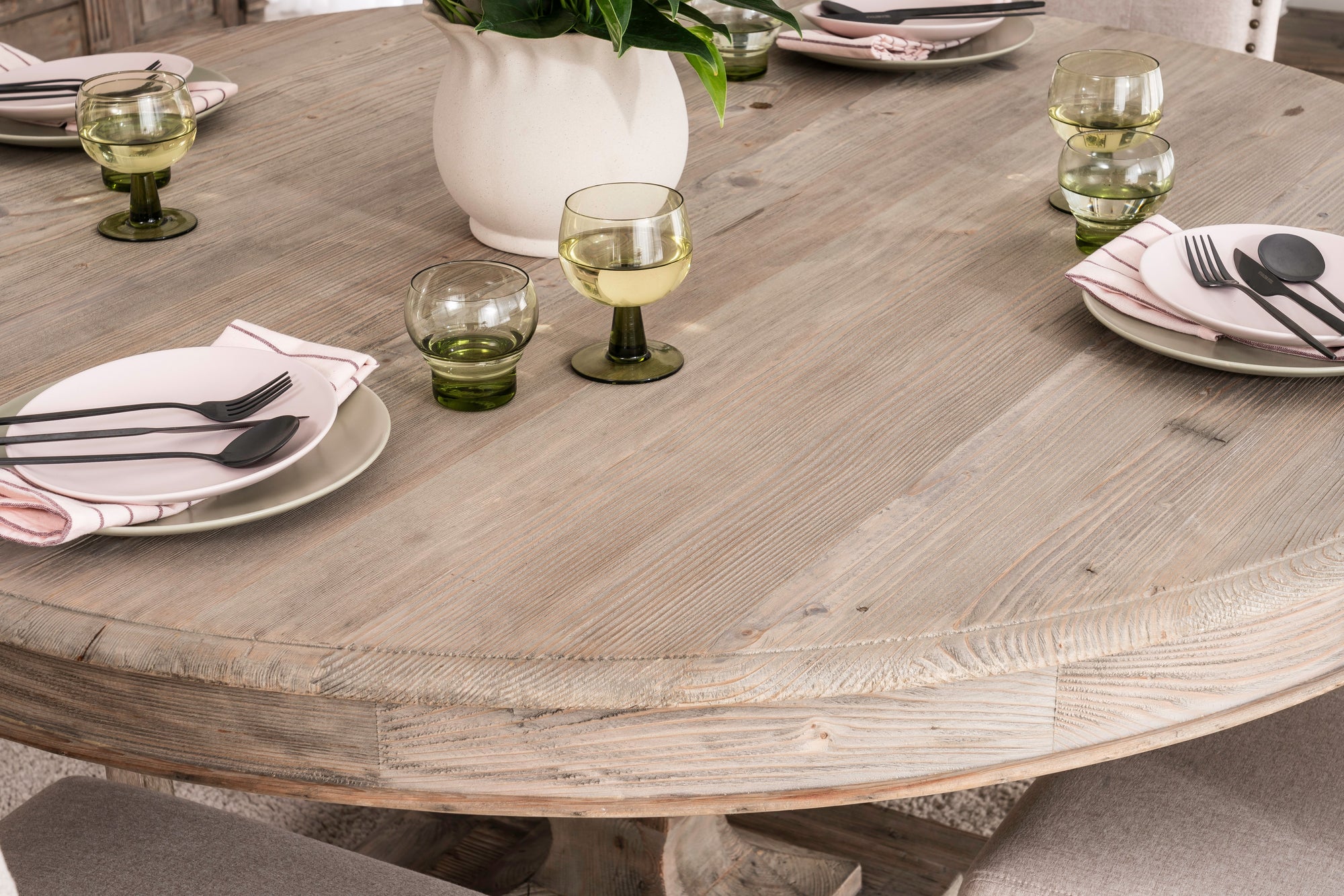 1.5m Round Table With 4 Chairs